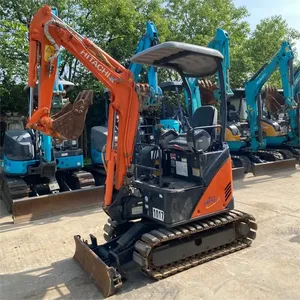 Mini-excavatrice Hitachi ZX 17 d'occasion, petite pelle de 1 tonne, peinture d'origine Hitachi, à vendre - Product Image 3