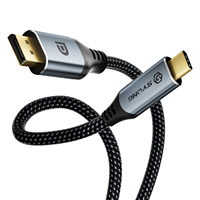 Câble Syong 8K 60Hz en cuivre type C vers DisplayPort compatible iPhone 17, MacBook Pro/Air, iPad, Mac