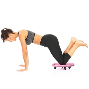 Disco per Fitness da Skateboard attrezzatura da palestra per la casa Disco addominale Disco per scivolamento a 4 <span class=keywords><strong>ruote</strong></span> Disco per muscolatura - Product Image 1