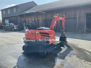 Mini-excavatrice d'occasion de marque supérieure, machine de terrassement hydraulique, micro-excavatrice Kx040-4, excavatrice d'occasion à vendre - Product Image 3