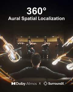 Sentez chaque battement avec une puissance de 460 W : Système audio Ultimea 7.1 canaux Dolby Atmos pour téléviseur |   Caisson de basses sans fil, 4 enceintes filaires, application EQ EARC HD - Product Image 5