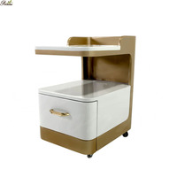 Chariot de rangement pour manucure et pédicure de luxe pour spa de beauté