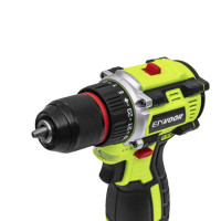 Tournevis électrique portable à vitesse variable 16,8 V 50 N.m de couple, perceuse à percussion sans fil rechargeable sans balais, batterie OEM 2,0 Ah