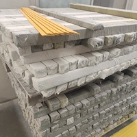 Bandes antidérapantes en fibre de verre, bandes plates antidérapantes, bande antidérapante pour nez d'escalier grp frp
