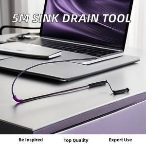 Polifunzionale PE acciaio 5mm * 3m/5m eco-friendly lavello scarico <span class=keywords><strong>a</strong></span> <span class=keywords><strong>molla</strong></span> per tubo di scarico monouso filo rotondo serpente per uso domestico - Product Image 3