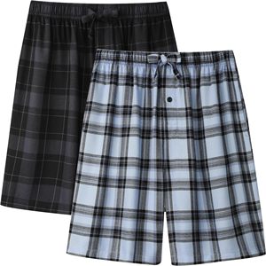 <span class=keywords><strong>Pantaloncini</strong></span> <span class=keywords><strong>pigiama</strong></span> <span class=keywords><strong>da</strong></span> <span class=keywords><strong>uomo</strong></span> in tessuto a quadri XL con tasche, fondo traspirante per la casa - Product Image 1