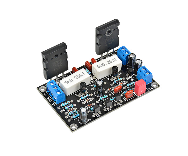100W Audio Amplifier Board HIFI Mono Channel Amplifier Dual DC35V Speaker Home Theater DIY 2SC5200 + 2SA1943