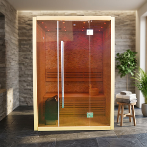 Sauna portátil para el hogar, para 2 personas, con sistema de entretenimiento, venta al por mayor. - Product Image 1