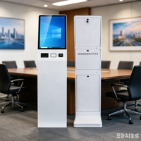 Kiosque tactile libre-service sur pied TouchWo 17'' avec Android 11 SDK, terminal de paiement POS, processeur Intel Core I3/i5/i7, 128 Go