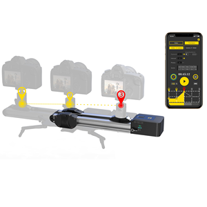Zeapon Motorized 2 <strong>Camera</strong> <strong>Rail</strong> <strong>Slider</strong> Aluminum Alloy Lightweight Track <strong>Slider</strong> for <strong>DSLR</strong> <strong>Camera</strong> Shooting APP Control - Product Image 5