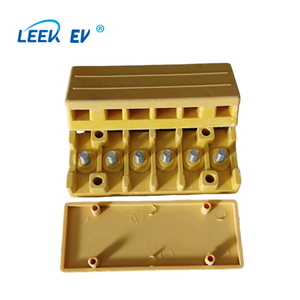 Yellow <b>Box</b> 6-Pin Plastic Cable Connectors Open Body Junction <b>Box</b> for Tricycle Spare Parts - Product Image 2