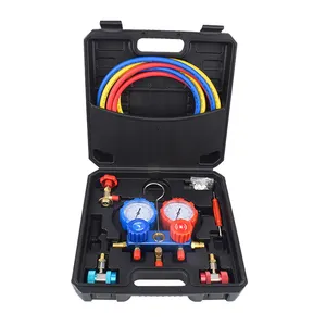 high quality R134a Refrigerant Digital Manifold Gauges AC Air Conditioning System Service Tools