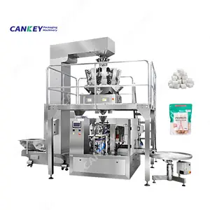 Nitrogen Filling Granule 500g Cube Sugar Doypack Filling Packing Fully Automatic Granule Brown Sugar Packaging Machine