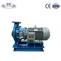 Pompe horizontale à structure à roulements ISW avec turbine résistante à l'usure pour la circulation de l'eau chaude des hôtels et le remplissage des chaudières