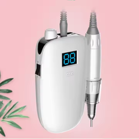 Polisseuse à ongles électrique rechargeable portable 35000 tr/min à faible bruit pour manucure et pédicure
