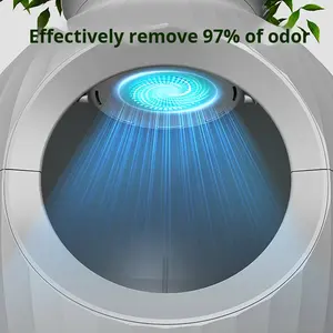 Vente en gros Bac à litière pour chat style <span class=keywords><strong>pot</strong></span> <span class=keywords><strong>de</strong></span> <span class=keywords><strong>fleur</strong></span> caché détachable facile à nettoyer Stérilisation par désodorisation intelligente personnalisable - Product Image 3