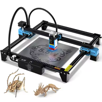 Máquina de Grabado Multifuncional TWO TREES TTS-55PRO, Capacidad de Corte de 5.5W/40W, Madera, Acero Inoxidable, Contrachapado, Cristal, DXF