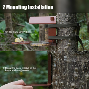 Comedero Inteligente para Pájaros con Carcasa para Cámara, Cámara para Vida Silvestre Exterior, Compatible con <span class=keywords><strong>Google</strong></span> <span class=keywords><strong>Nest</strong></span> Cam (Diseño Resistente a la Intemperie) - Product Image 2