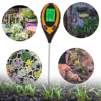 Testeur numérique de sol 4 en 1, nouveau, capteur d'humidité et de température, testeur du Ph du sol, pour les plantes de jardin, les vergers, vignes