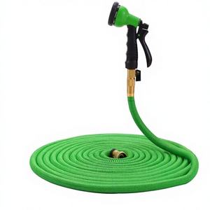 Enrouleur de tuyau d'arrosage réglable en plastique PVC en bleu vert pour la plage d'été et pulvérisateur à <span class=keywords><strong>jet</strong></span> souple pour le jardin - Product Image 5