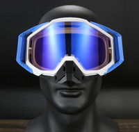 Lunettes de moto avec logo personnalisé Motocross VTT ATV UTV Dirt Bike lunettes tout-terrain lunettes de ski coupe-vent lunettes d'équitation coupe-vent