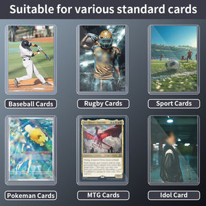 Fundas para tarjetas, cargadores superiores para tarjetas, cargador superior de plástico duro de 35PT, protectores de tarjetero de béisbol - Product Image 6