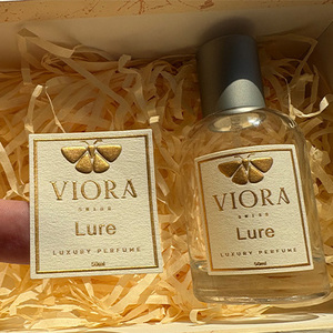 Tùy chỉnh thương hiệu sang trọng 3D niêm phong Matte vàng lá dập nổi kết cấu giấy nhãn dán nhãn Nước hoa vết sưng dán biểu tượng - Product Image 2