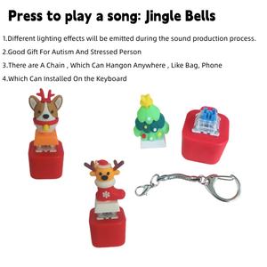 Porte-clés en acrylique personnalisé avec logo, souvenir, clé USB LED, dessin animé de football mondial 2026, porte-clés à mousqueton - Product Image 3