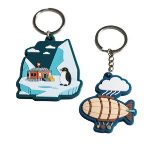 Porte-clés promotionnel personnalisé en PVC souple 2D multicouche, fabriqué par un assemblage qualifié selon les spécifications, écologique et de taille personnalisée - Product Image 5