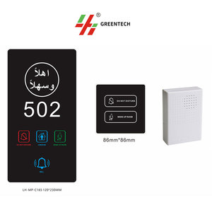 Greentech khách sạn phòng đ<span class=keywords><strong>i</strong></span>ều khiển hệ thống đ<span class=keywords><strong>i</strong></span>ện tử khách sạn phòng thông minh Giả<span class=keywords><strong>i</strong></span> pháp bao gồm cả số phòng chuông cửa DND mur kiểm soát ánh sáng - Product Image 3