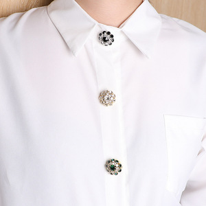 Bán buôn Rhinestone nút bìa cho áo sơ mi trang trí nút Bìa Khuy măng sét Clip nút lscb007 - Product Image 3