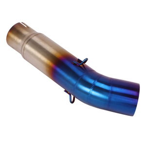 Adattatore Connettore per Tubo di Scarico Moto in Acciaio, Compatibile con <span class=keywords><strong>Suzuki</strong></span> <span class=keywords><strong>GSR</strong></span> <span class=keywords><strong>750</strong></span> 11-19 - Product Image 2