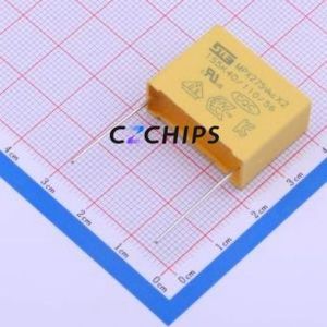 ตัวเก็บประจุแบบปลอดภัย X2P2155KT1B0265200110ES0 แบบ Through hole (THT), ระยะขา P=22.5 มม. 1.5uF 10% 275V X2 - Product Image 1