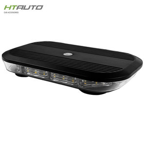 HTAUTO New 12V 24V 180W 60LED 12Inch Hazard Warning Led Bar Emergency Strobe Mini Lightbar - Product Image 1