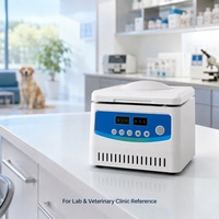 Centrifugeuse à rotor oscillant pour usage vétérinaire, pour le traitement et la purification stratifiée d'échantillons sanguins d'animaux, vitesse maximale 10000 tr/min, en acier inoxydable