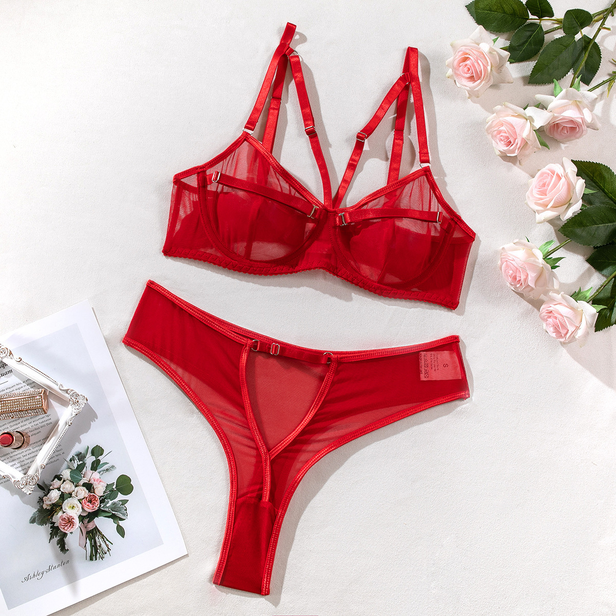 Women's Plus Size Sexy Lingerie Erotic Babydoll Lingerie Women Sex Mesh ...