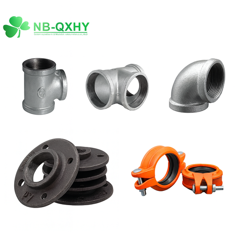 Galvanized Malleable Cast Iron Fittings Iron 90 Elbow Fittings Coupling Malleable Pipe Fittings