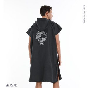 <span class=keywords><strong>Surf</strong></span> Poncho Serviette À Langer À Séchage Rapide À Capuche Robe Microfibre Couverture De Plage Serviette De Bain Serviette De Bain Combinaison Impression 10 pour Adultes - Product Image 4