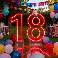 Lettres géantes autoportantes 3D en forme de cœur, enseigne lumineuse LED, lettres lumineuses pour décoration de mariage et de fête