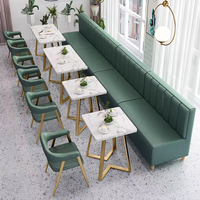Foshan mobilier simple et moderne pour restaurant ensemble de table et de chaises en bois massif mobilier de café commercial personnalisé