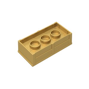 GoBricks GDS-D083รางหญ้า1X3ชิ้นส่วนอิฐขนาดใหญ่ - Product Image 2