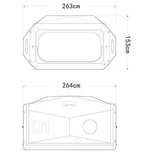 Fabrika özelleştirilmiş taşınabilir şişme kamp çadırı nefes alan kapsül tasarım su geçirmez naylon pamuk açık maceraları - Product Image 4