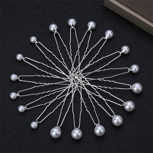 Accessoires Cheveux Mariage Épingle <span class=keywords><strong>Perle</strong></span> Dorée Tailles Assorties Bijoux Cheveux Blanc Ivoire Alliage+<span class=keywords><strong>Perle</strong></span> Argent, Or - Product Image 5