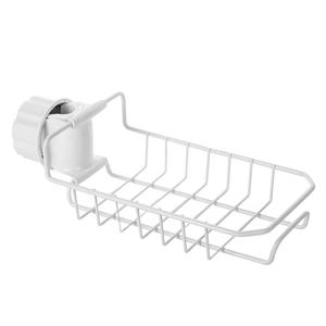 Estante de almacenamiento de toallas secas de esponja colgante de Metal para baño y grifo de cocina estante de drenaje con uso de herramientas de limpieza - Product Image 1