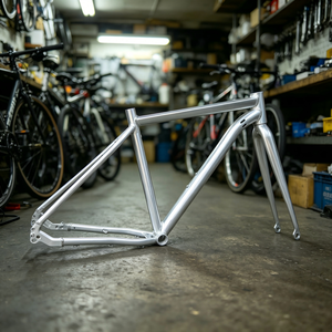 Cadre de vélo de montagne Worldcycle HL27.5M01 26 pouces en aluminium 6061 sablé brut, frein à disque, cadre rigide, personnalisé - Product Image 5
