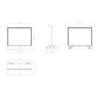 Ordinateur Android 30 pouces avec écran tactile 10 points, WiFi sans fil, affichage OLED transparent, haute réactivité, IA pour ascenseurs d'aéroport