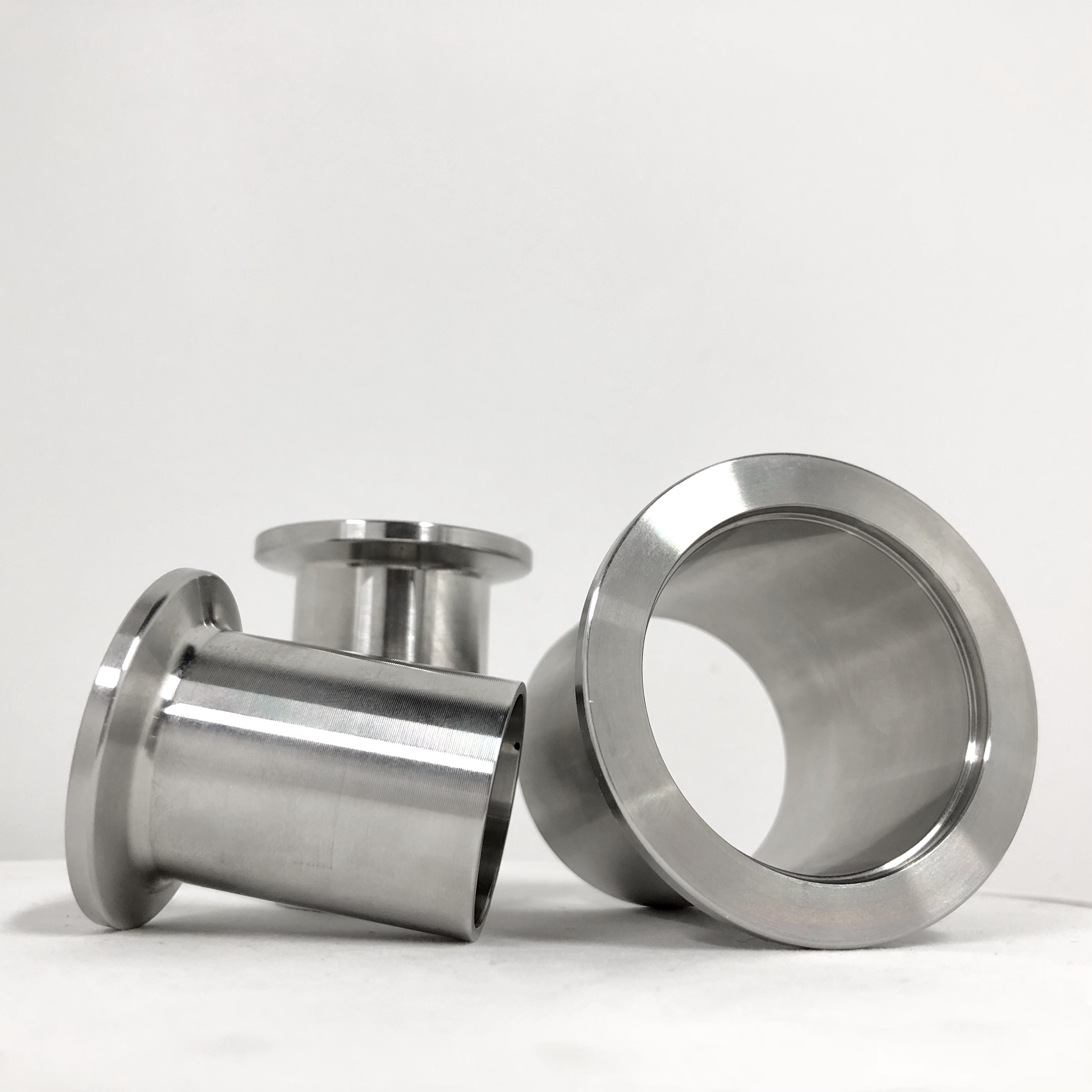 SS304 Vacuum Nipple Fittings KF Stub End Lapped Flange