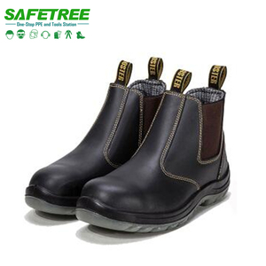 SAFETREE <strong>Chelsea</strong> Safety <strong>Boots</strong> Leather <strong>Boots</strong> With <strong>Steel</strong> <strong>Toe</strong> CE EN20345 S1P - Product Image 1