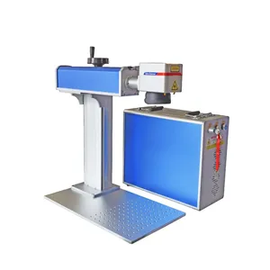 Cheap Low Price Automatic Diy Eartag Metal 3d Printer Engraving Desktop Type Portable Mini Fiber Enclosed Laser Marking Machine