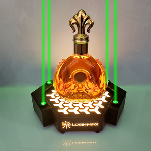Porte-vin et <span class=keywords><strong>whisky</strong></span> LED illuminé Service VIP pour le présentateur <span class=keywords><strong>de</strong></span> bouteilles <span class=keywords><strong>de</strong></span> champagne Glorifier avec lumière laser pour l'affichage du club Rac - Product Image 6
